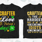 Crafter 25 Editable T-shirt Designs Bundle