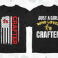 Crafter 25 Editable T-shirt Designs Bundle