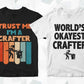 Crafter 25 Editable T-shirt Designs Bundle