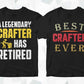 Crafter 25 Editable T-shirt Designs Bundle