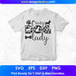 Crazy Dog Lady T shirt Design In Svg Png Cutting Printable Files