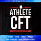 CrossFit Ranson Athlete CFT T shirt Design In Svg Png Cutting Printable Files