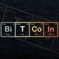 Crypto Bitcoin Periodic Table Funny Editable Vector T-shirt Design in Ai Svg Files