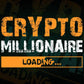 Crypto Millionaire Loading Bitocin Editable Vector T-shirt Design in Ai Svg Files