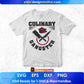Culinary Gangster Chef Editable T shirt Design In Ai Svg Png Cutting Printable Files