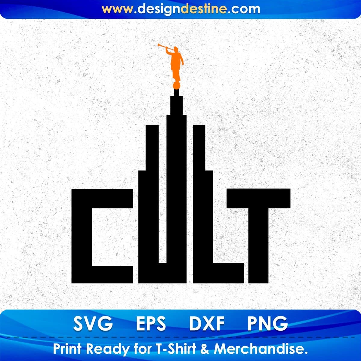 Cult LDS Logo Vector T shirt Design In Png Svg Cutting Printable Files