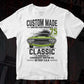 Custom Made Motor Performance Classic Auto Racing Editable T shirt Design In Ai Svg Files