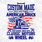 Custom Made Speed And Power American Trucker Editable T shirt Design In Ai Svg Files
