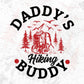Daddy’s Hiking Buddy Camping T shirt Design In Svg Png Cutting Printable Files