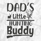 Dad's Little Hunting T shirt Design In Svg Png Cutting Printable Files