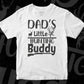 Dad's Little Hunting T shirt Design In Svg Png Cutting Printable Files