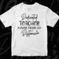 Dedicated Teacher Even From A Distance Editable T shirt Design In Ai Svg Png Cutting Printable Files