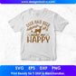 Deer And Beer Make Me Happy T shirt Design In Svg Png Cutting Printable Files