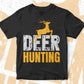 Deer Hunter Hunting T shirt Design In Svg Png Cutting Printable Files