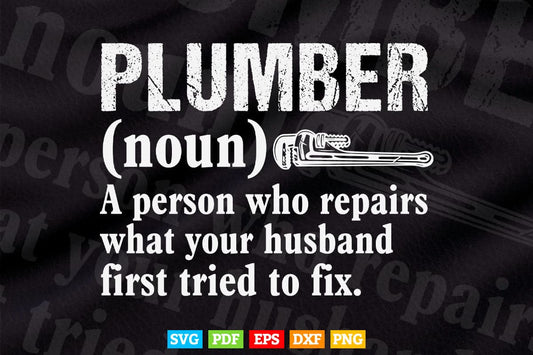 Definition Plumbing Plumber Svg Png Cut Files.