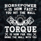 Diesel Mechanic Gift Funny Horsepower Torque Editable Vector T-shirt Design in Ai Png Svg Files