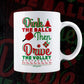 Dink The Balls Then Drive The Volley Christmas Vector T-shirt Design in Ai Svg Png Files