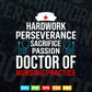 DNP Doctor of Nursing Practice Hardwork RN Nurse Svg T shirt Design.
