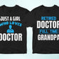 Doctor 25 Editable T-shirt Designs Bundle