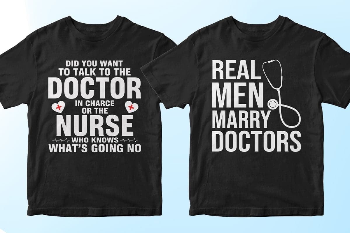 Doctor 50 Editable T-shirt Designs Bundle Part 1