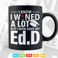 Doctor of Education Wine Doctorate Graduation Svg T shirt Design.