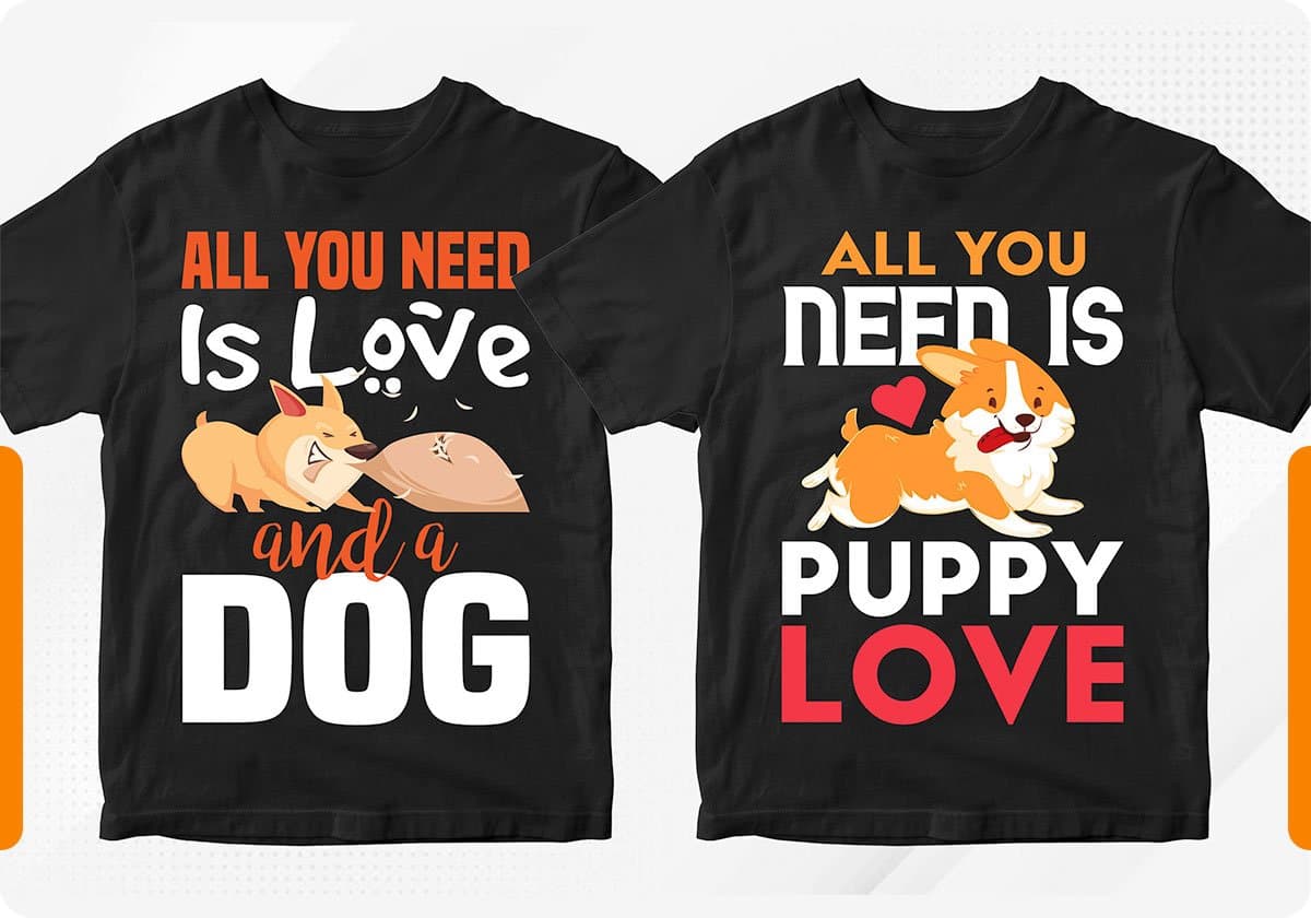 All you need is love and a dog, all you need is puppy love