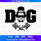 Dog Animal T shirt Design In Svg Png Cutting Printable Files