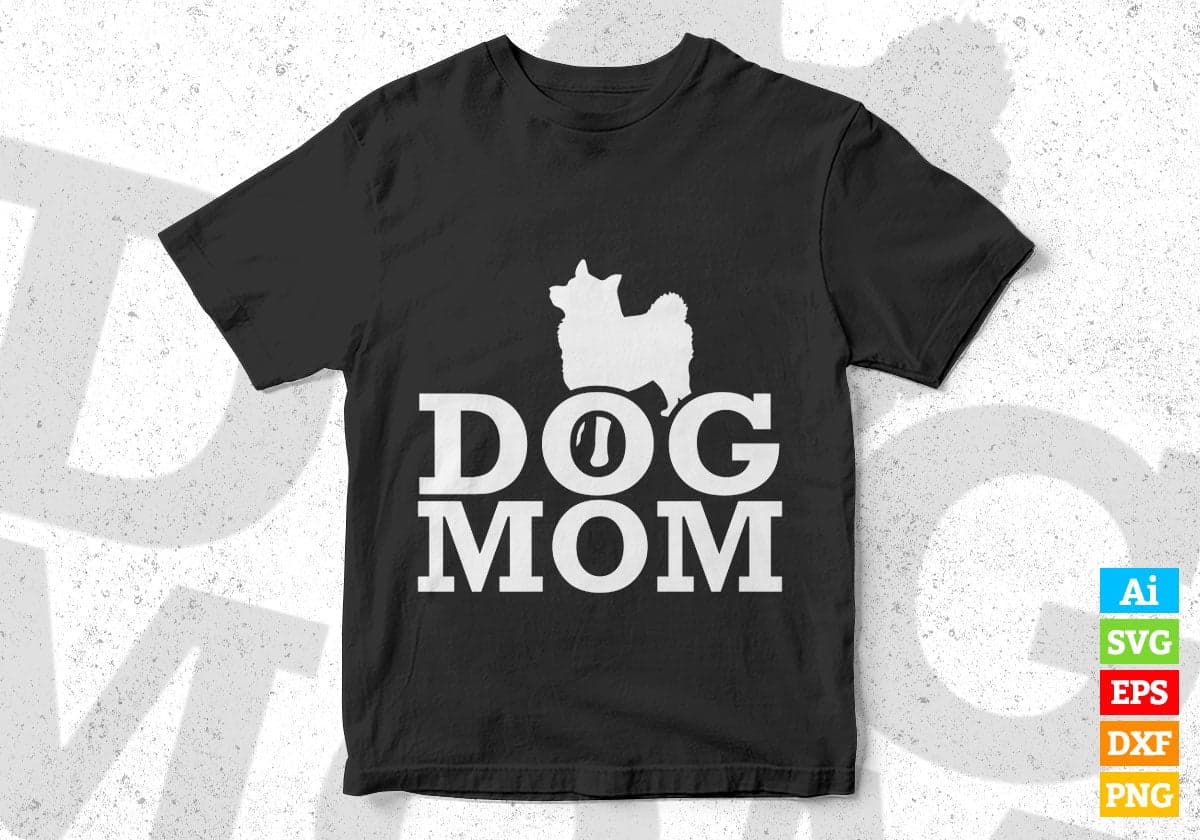 Dog Mom Animals Vector T-shirt Design in Ai Svg Png Files