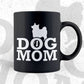 Dog Mom Animals Vector T-shirt Design in Ai Svg Png Files