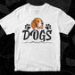 Dogs Animal T shirt Design In Svg Png Cutting Printable Files