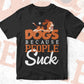 Dogs Because People Suck Animal Editable Vector T shirt Design In Svg Png Printable Files