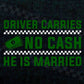 Driver Carries No Cash He Is Married Taxi Driver Editable Vector T-shirt Design in Ai Svg Png Files