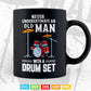 Drummer Never Underestimate An Old Man With A Drum Set Funny Svg T shirt