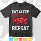 Eat Sleep Cut Meat Repeat Butcher Pig Pork Svg Cutting Digital Files.