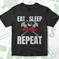 Eat Sleep Save Goals Repeat Lacrosse Editable Vector T-shirt Design in Ai Svg Png Files