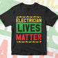 Electrician Lives Matter Editable Vector T-shirt Designs Png Svg Files