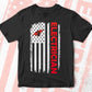 Electrician USA Flag Proud Professions Gift Editable Vector T-shirt Design in Ai Svg Files