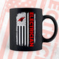 Electrician USA Flag Proud Professions Gift Editable Vector T-shirt Design in Ai Svg Files