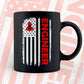 Engineer USA Flag Proud Professions Gift Editable Vector T-shirt Design in Ai Svg Files