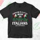 Everyone Is a little Irish On St Patrick's Day Expect On Italians Editable Vector T-shirt Design in Ai Svg Png Files