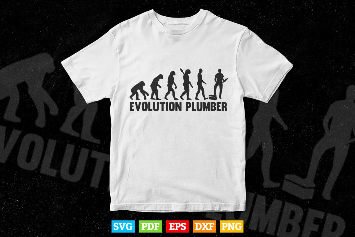 Evolution Plumber Plumbing Svg Png Cut Files.