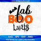 Fab Boo Lous Halloween T shirt Design In Svg Png Cutting Printable Files