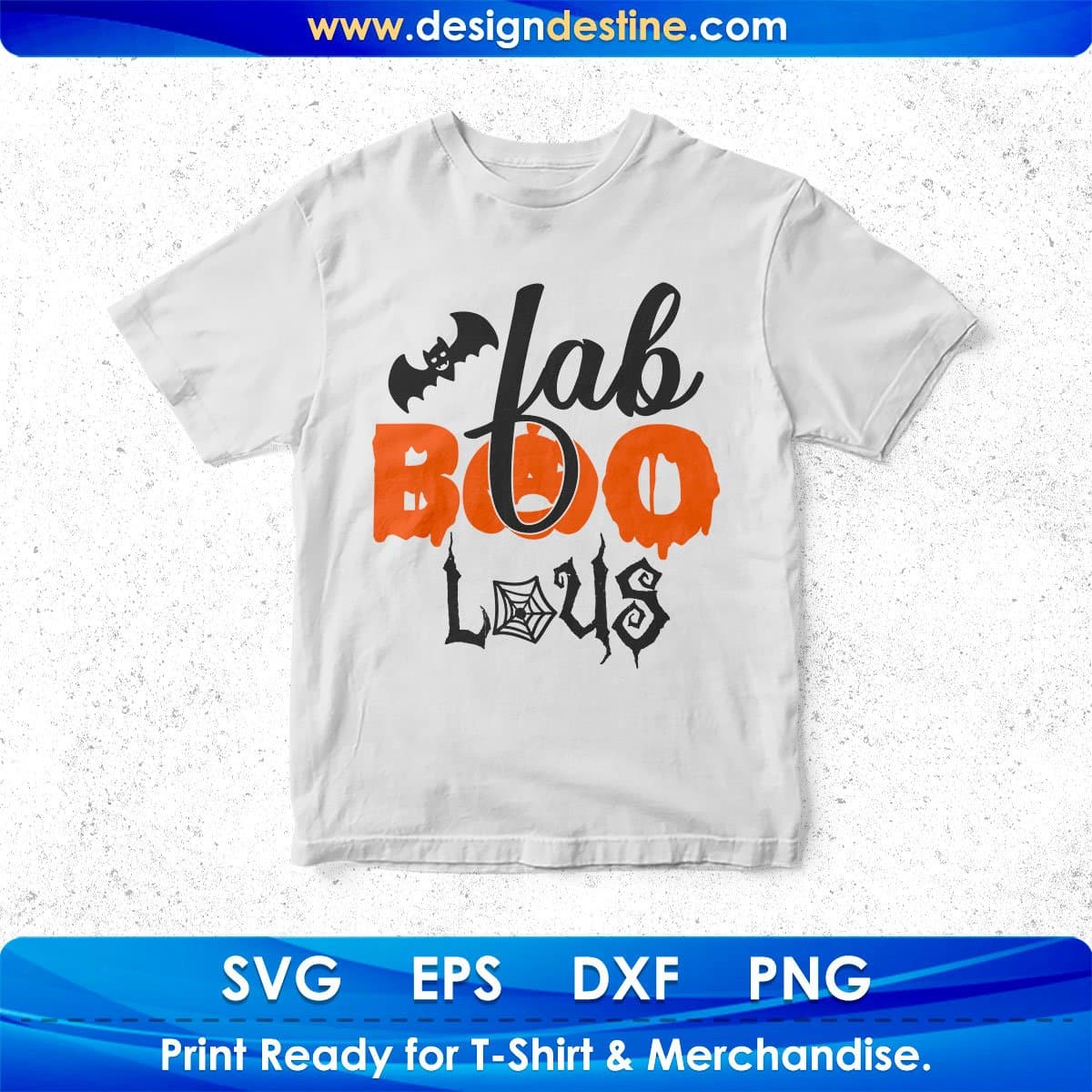 Fab Boo Lous Halloween T shirt Design In Svg Png Cutting Printable Files