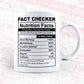 Fact Checker Nutrition Facts Editable Vector T-shirt Design in Ai Svg Files