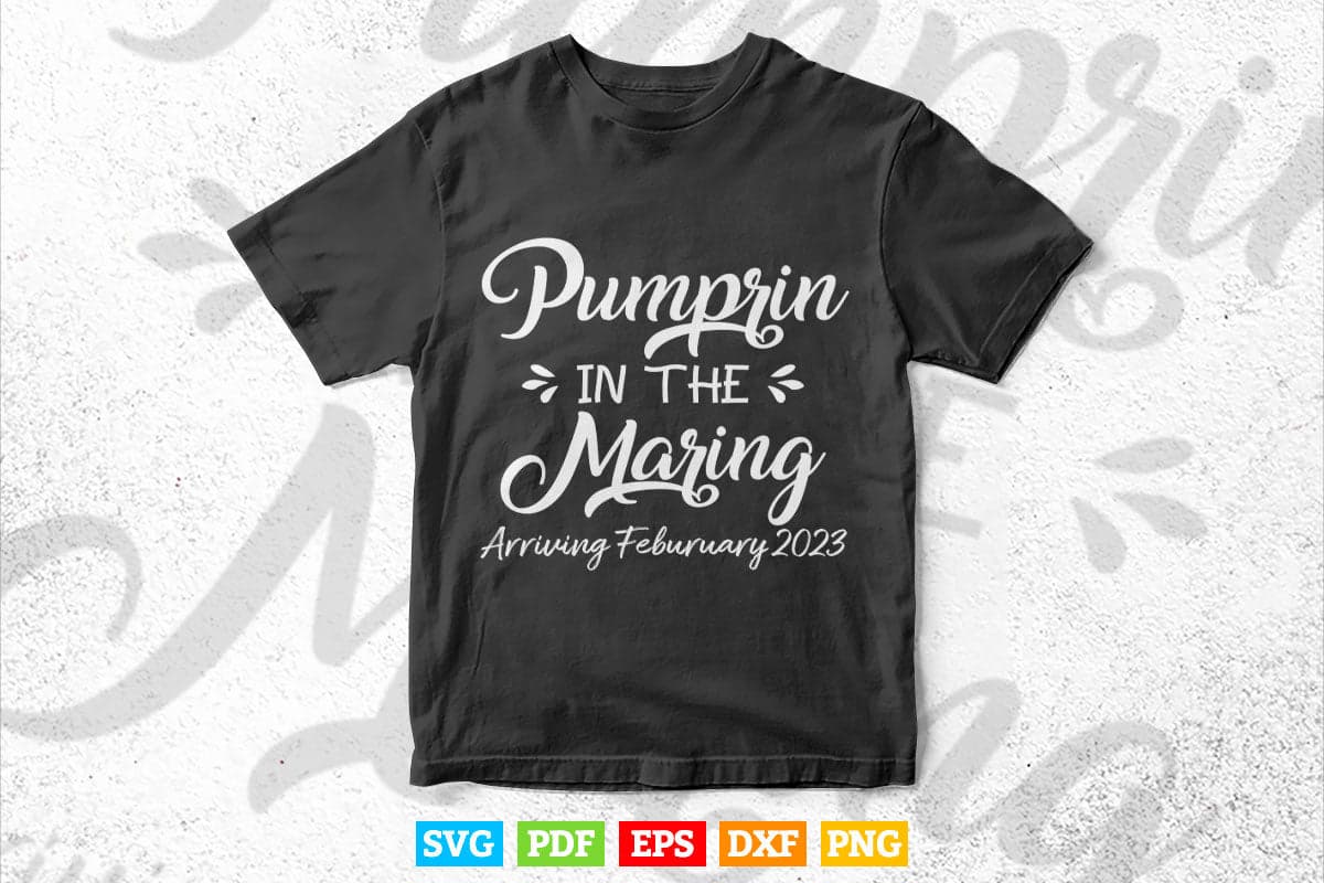 Fall Halloween Thanksgiving Pregnancy Announcement Pumpkin In The Making Women's Maternity Svg Png Cut Files.