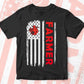 Farmer USA Flag Proud Professions Gift Editable Vector T-shirt Design in Ai Svg Files