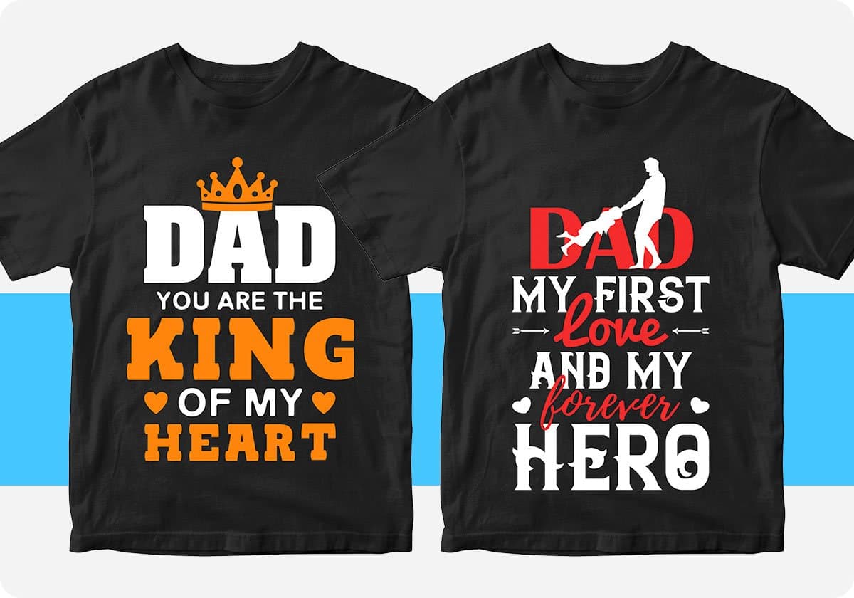 Father's Day 50 Editable T-shirt Designs Bundle Part 1