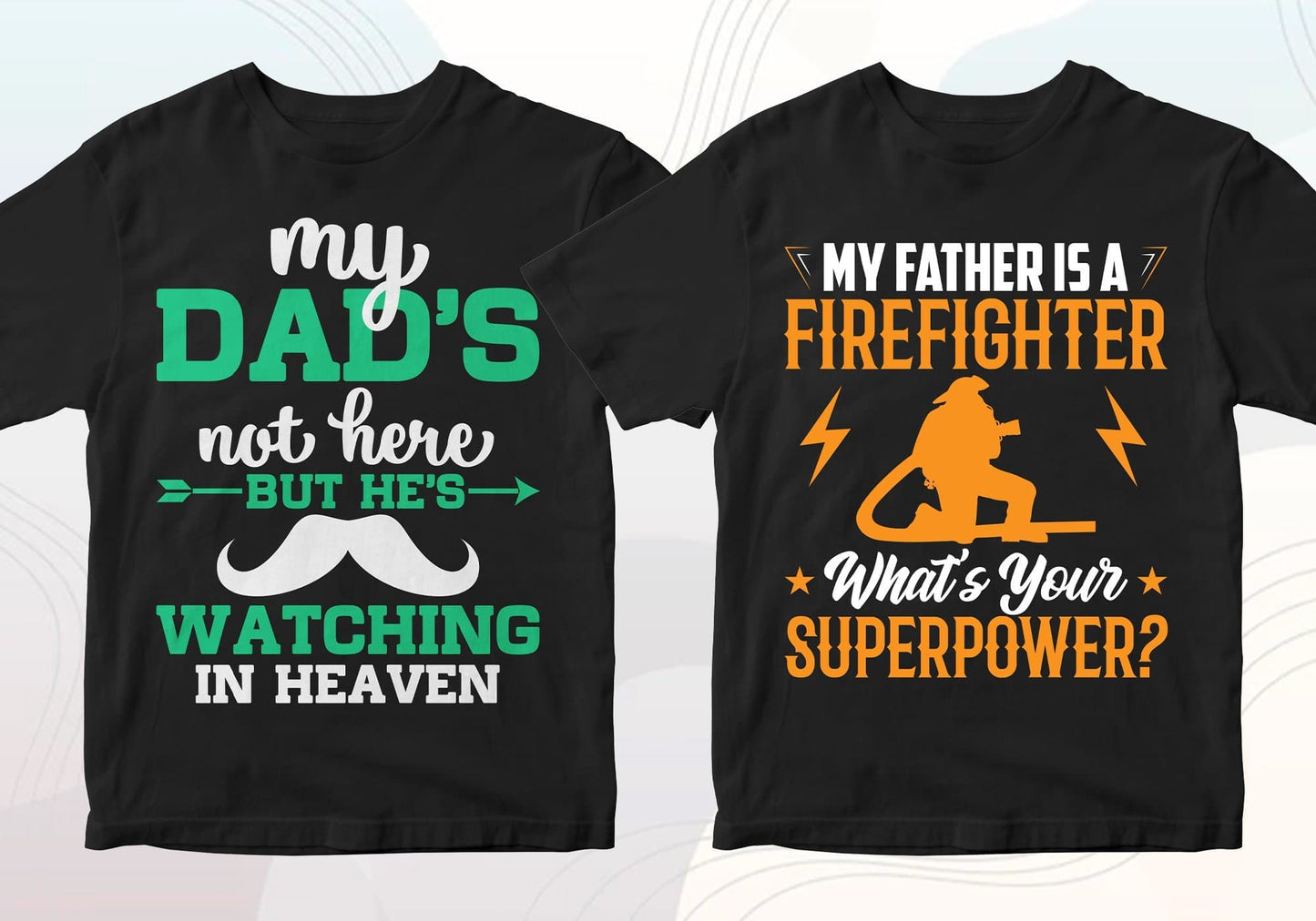 Father's Day 50 Editable T-shirt Designs Bundle Part 2