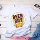 Fathers Day Retro Vintage Distressed Logo Beer Guy Dad T shirt Tumbler Design Png Sublimation Files
