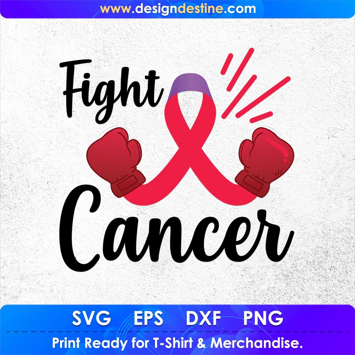 Fight Cancer Awareness T shirt Design In Svg Png Cutting Printable Files